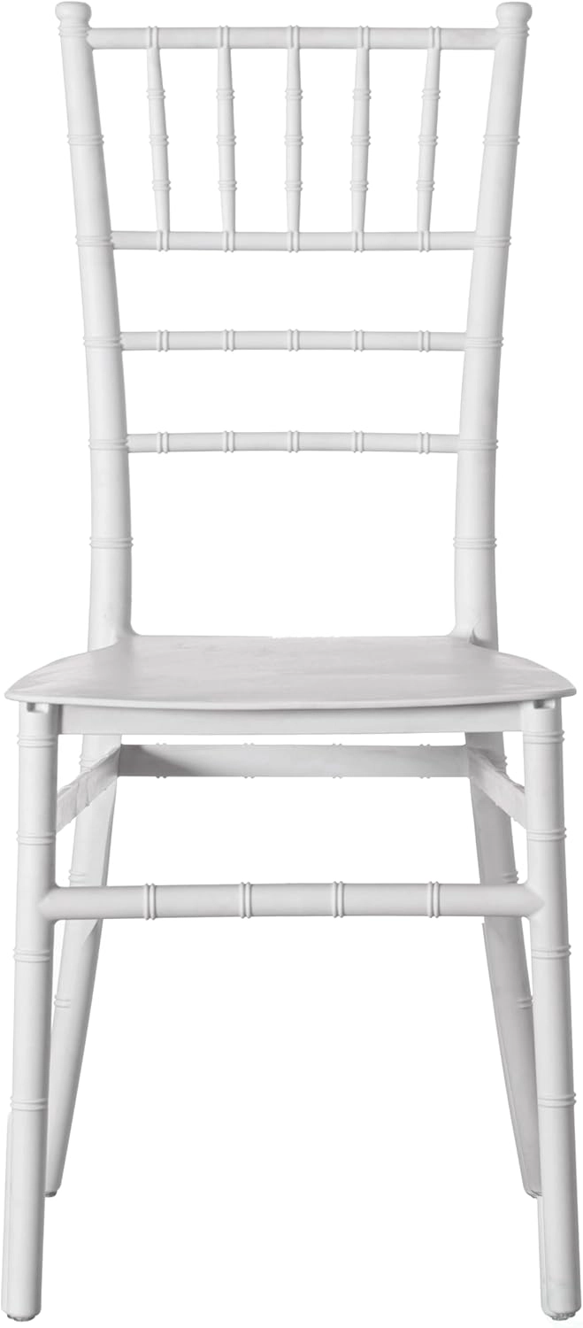 SILLA CHIAVARI APILABLE PARA COMEDOR TERRAZA EVENTOS EN COLOR BLANCO - 2