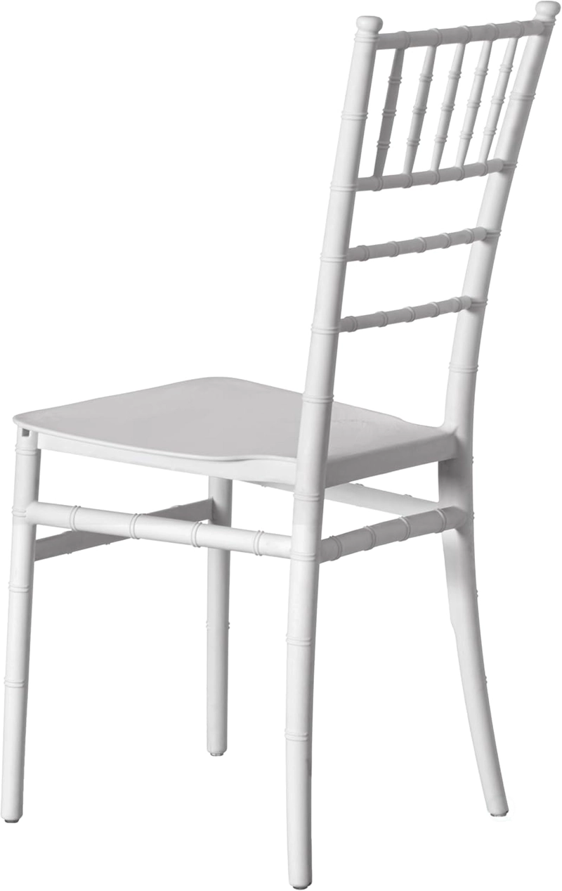 SILLA CHIAVARI APILABLE PARA COMEDOR TERRAZA EVENTOS EN COLOR BLANCO - 3