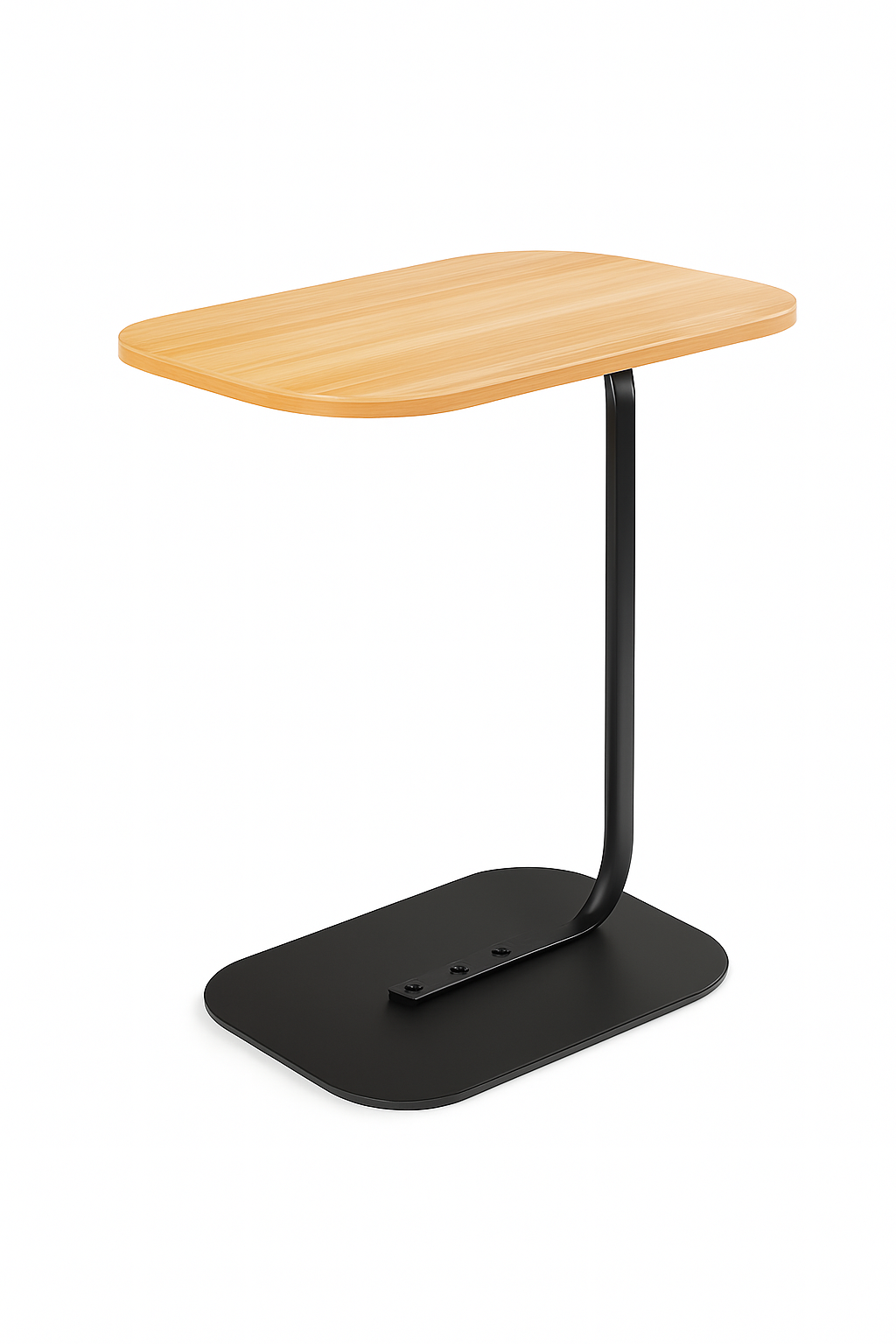 MESA LATERAL AUXILIAR MINIMALISTA WOOD NEGRA - 1