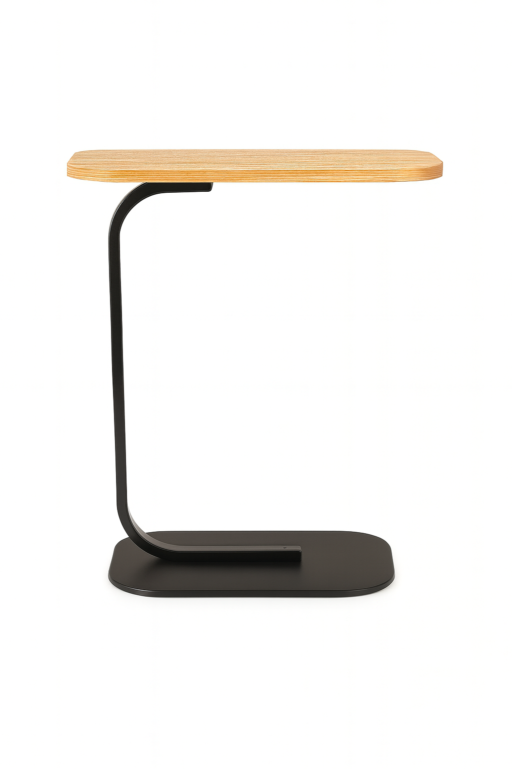 MESA LATERAL AUXILIAR MINIMALISTA WOOD NEGRA - 2