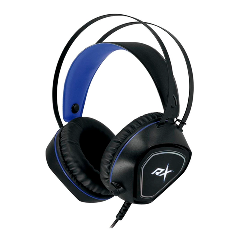 AUDÍFONOS GAMER REPTILEX HEADSET PLUS PS4 XBOX NINTENDO SWITCH AZUL - 1