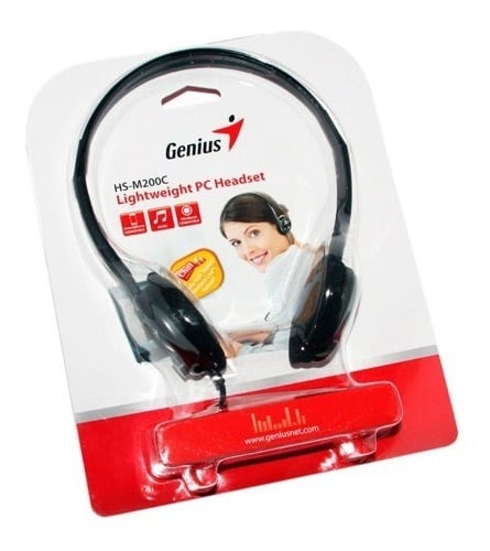 AUDÍFONOS GENIUS TELÉFONO COMPUTADOR HS-M200C - 3