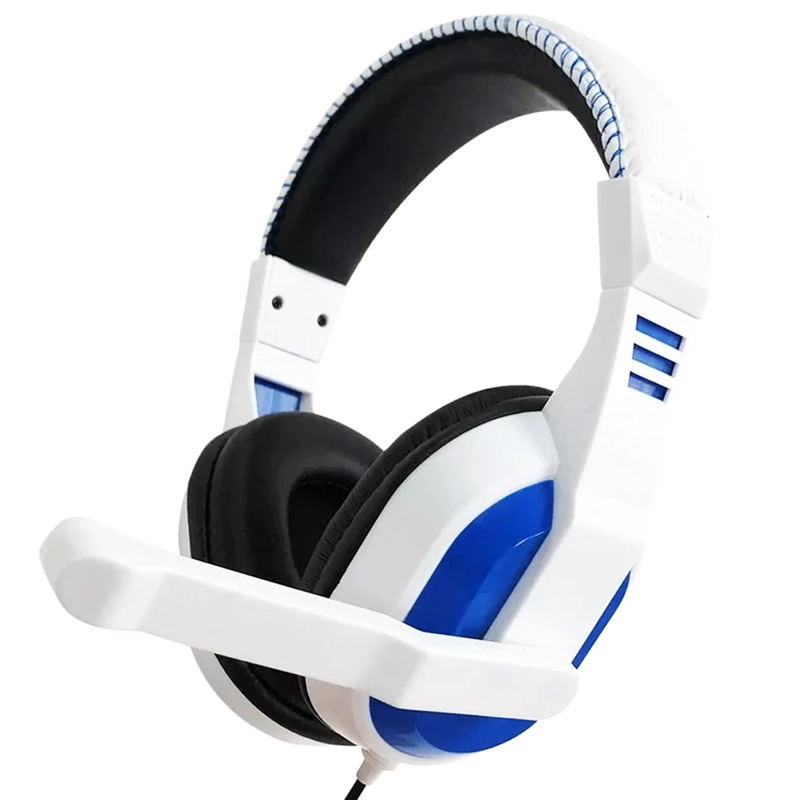 AUDÍFONOS GAMER IPEGA HEADSET CONSOLA PG-R023B BLANCO MICRÓFONO - 1