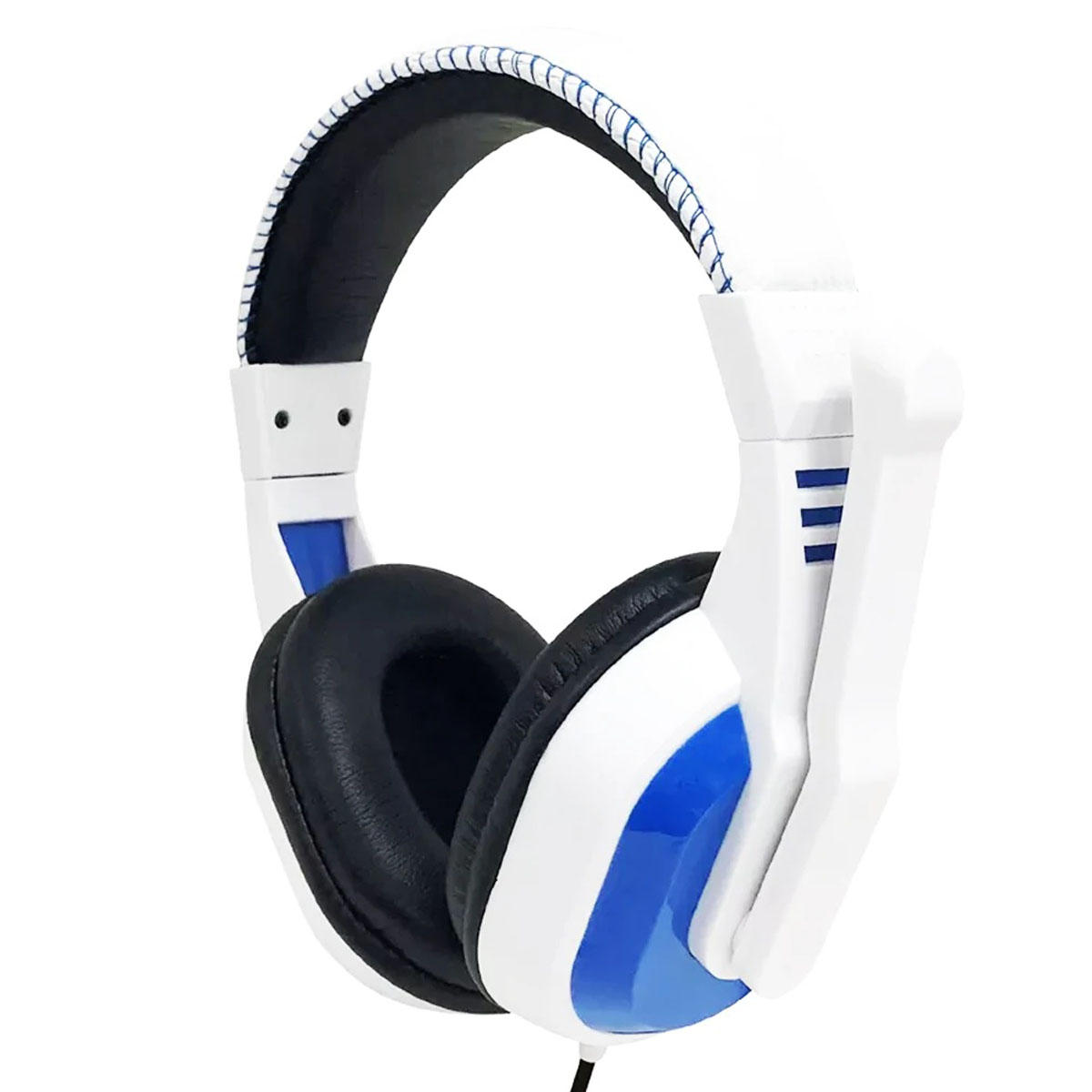 AUDÍFONOS GAMER IPEGA HEADSET CONSOLA PG-R023B BLANCO MICRÓFONO - 2
