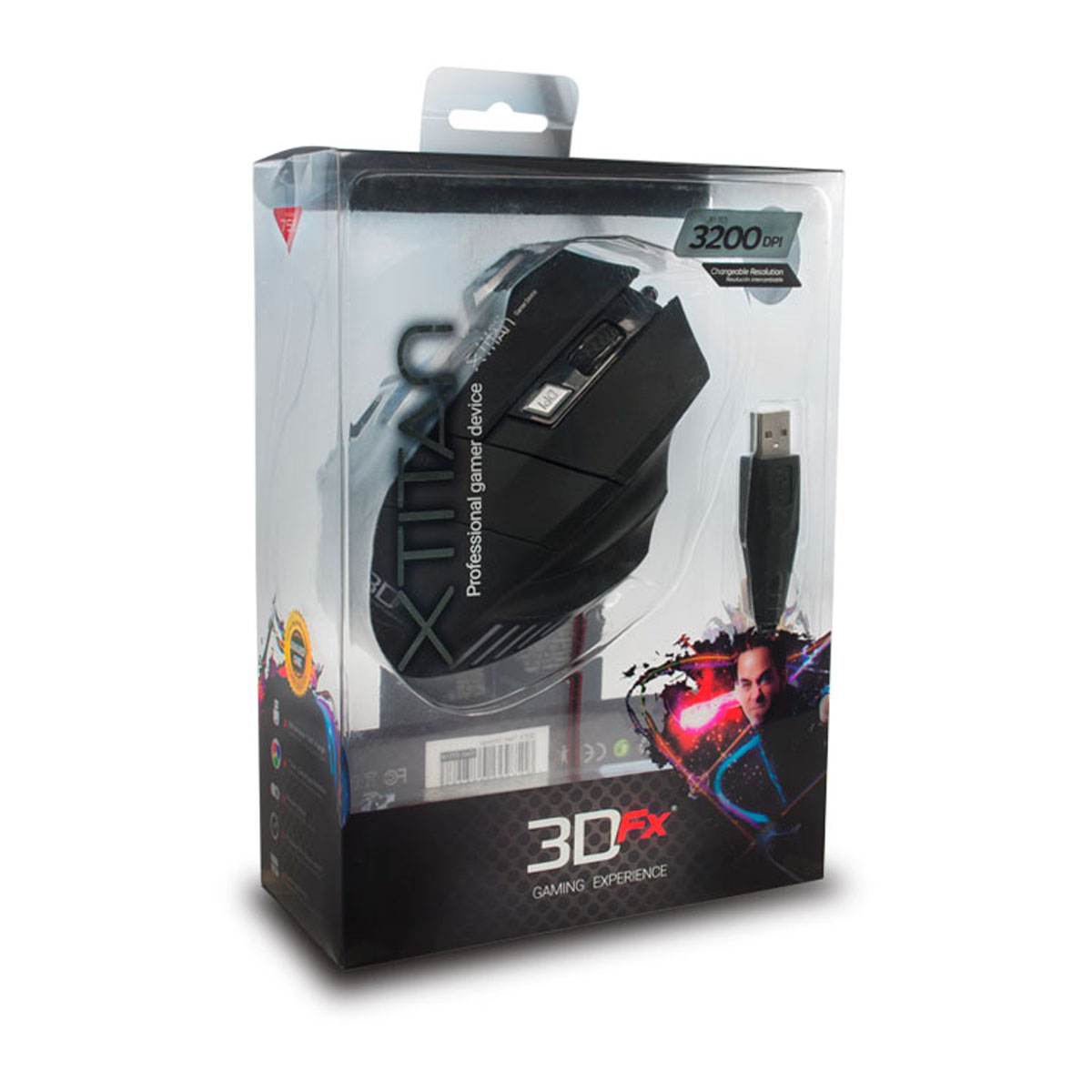Buy Redragon M601-3 CENTROPHORUS 3200 DPI Gaming Mouse in Egypt | Shamy