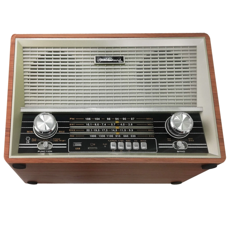 RADIO VINTAGE CON BLUETOOTH RETRO RADIO AM/FM GRUND - 3