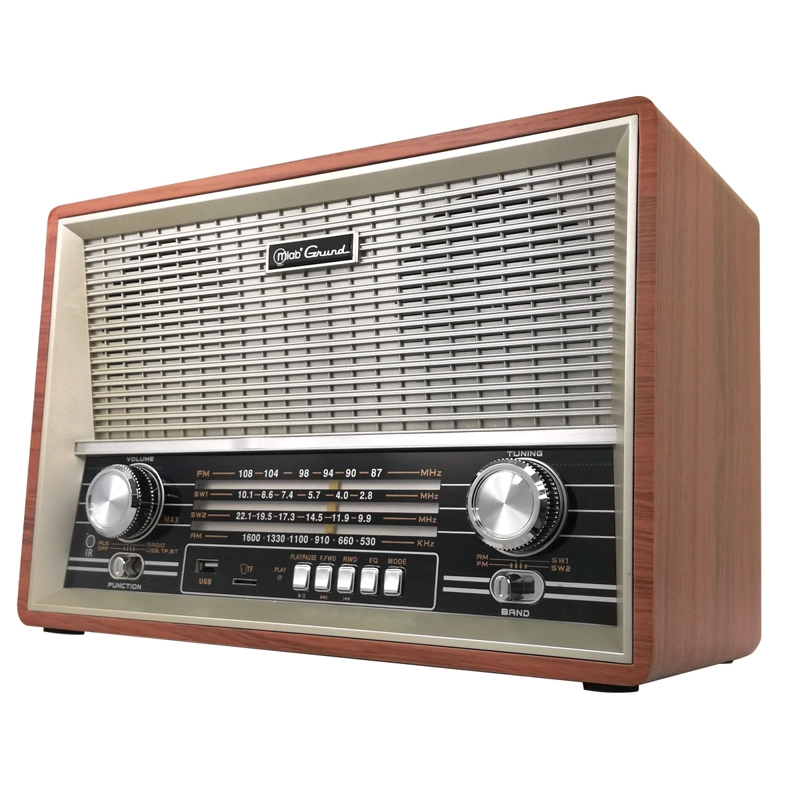 RADIO VINTAGE CON BLUETOOTH RETRO RADIO AM/FM GRUND - 4
