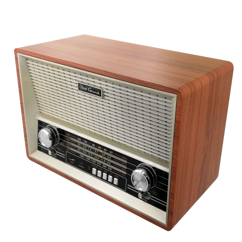 RADIO VINTAGE CON BLUETOOTH RETRO RADIO AM/FM GRUND - 5