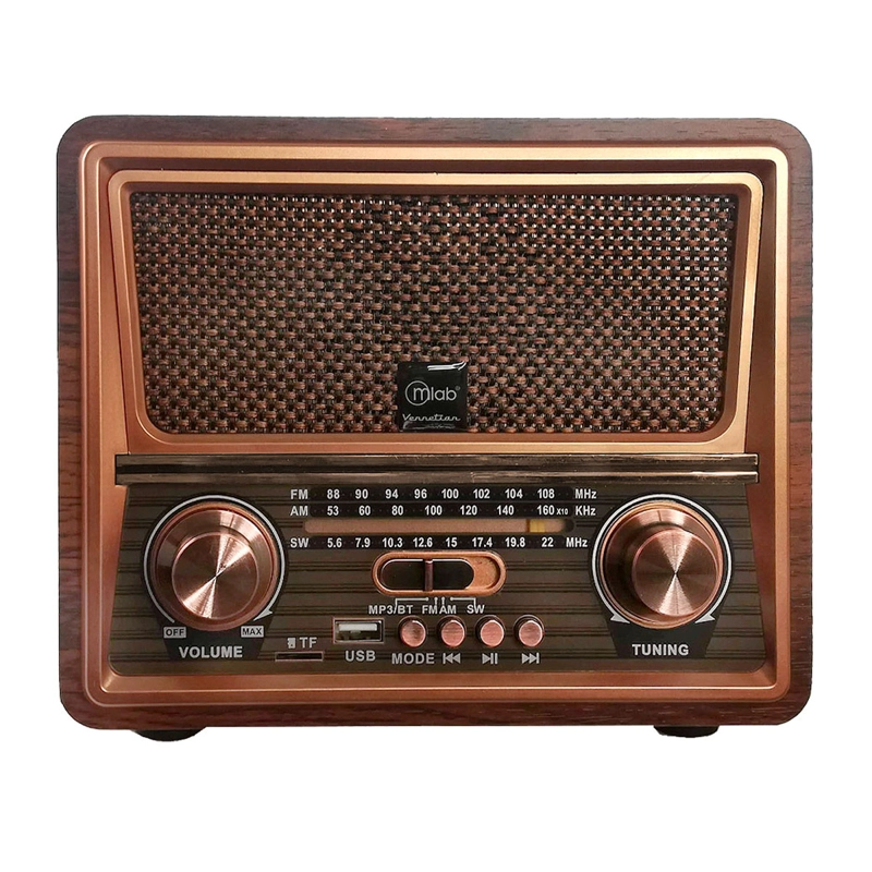RADIO AM FM VINTAGE BLUETOOTH RETRO VENNETIAN - 1
