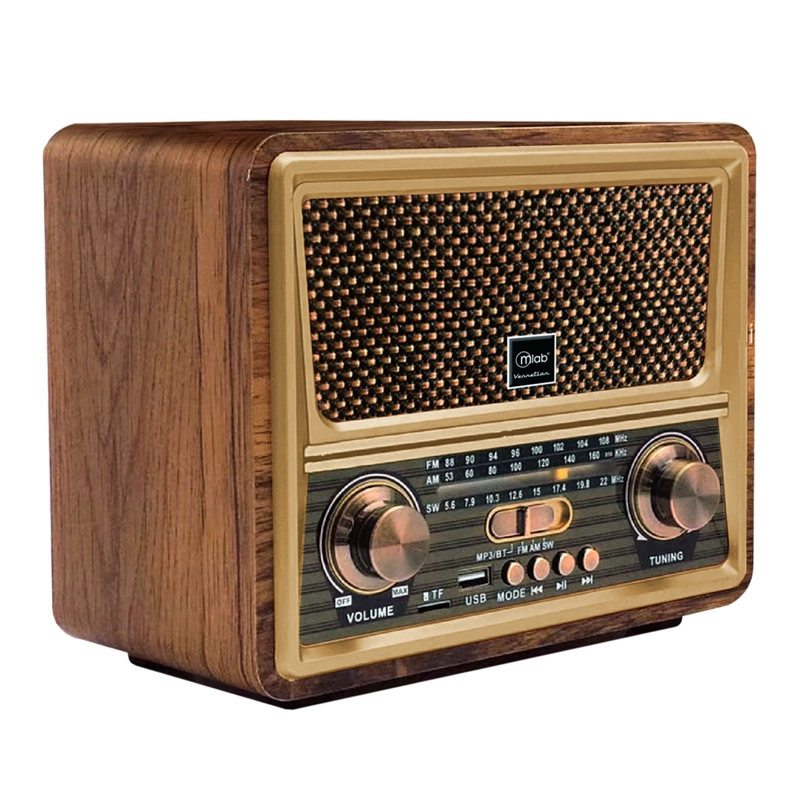 RADIO AM FM VINTAGE BLUETOOTH RETRO VENNETIAN - 2