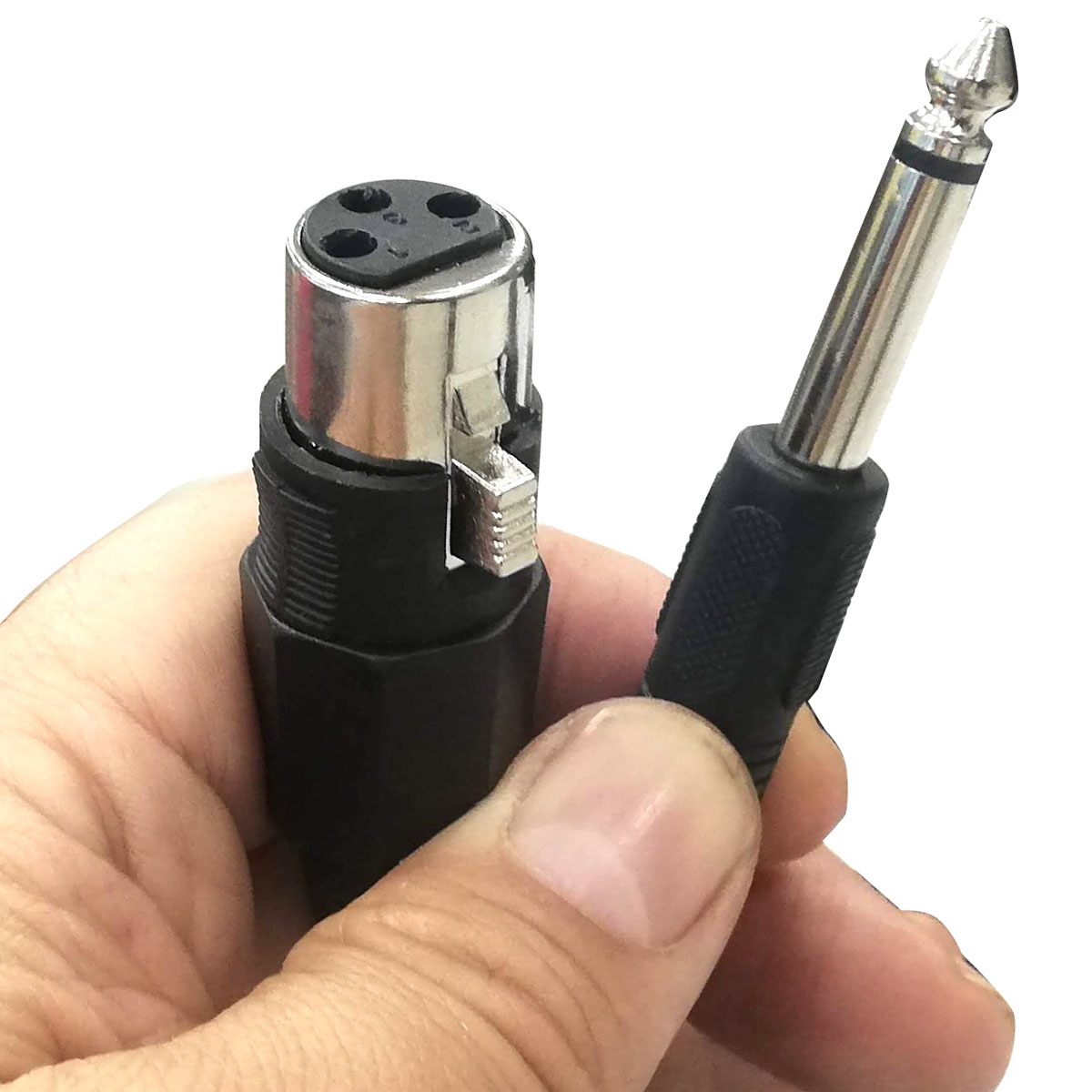 MICRÓFONO DUAL INALÁMBRICO ALÁMBRICO 8773 MICROLAB SM73 - 4