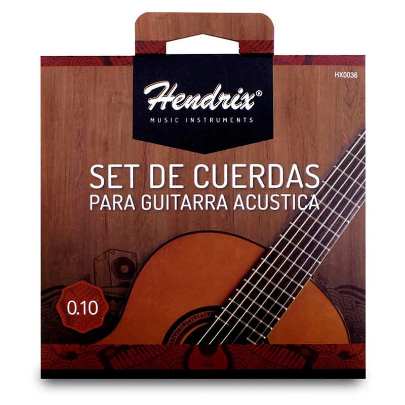 SET HENDRIX CUERDA GUITARRA ACUSTICA