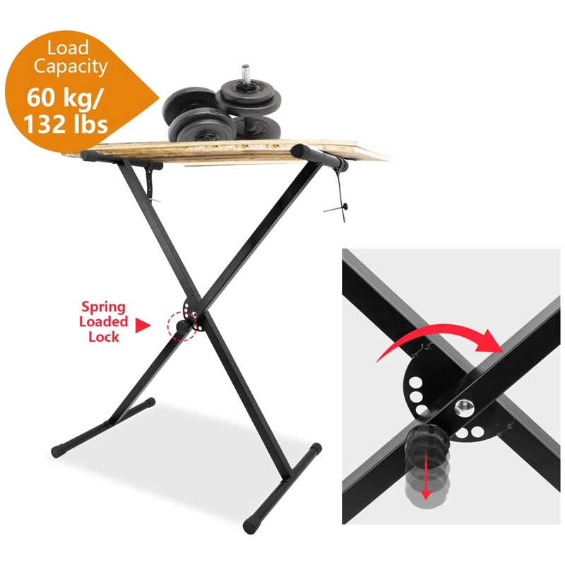 ATRIL SONNET STAND TECLADOS MUSICALES SIMPLE 8433 NEGRO - 3