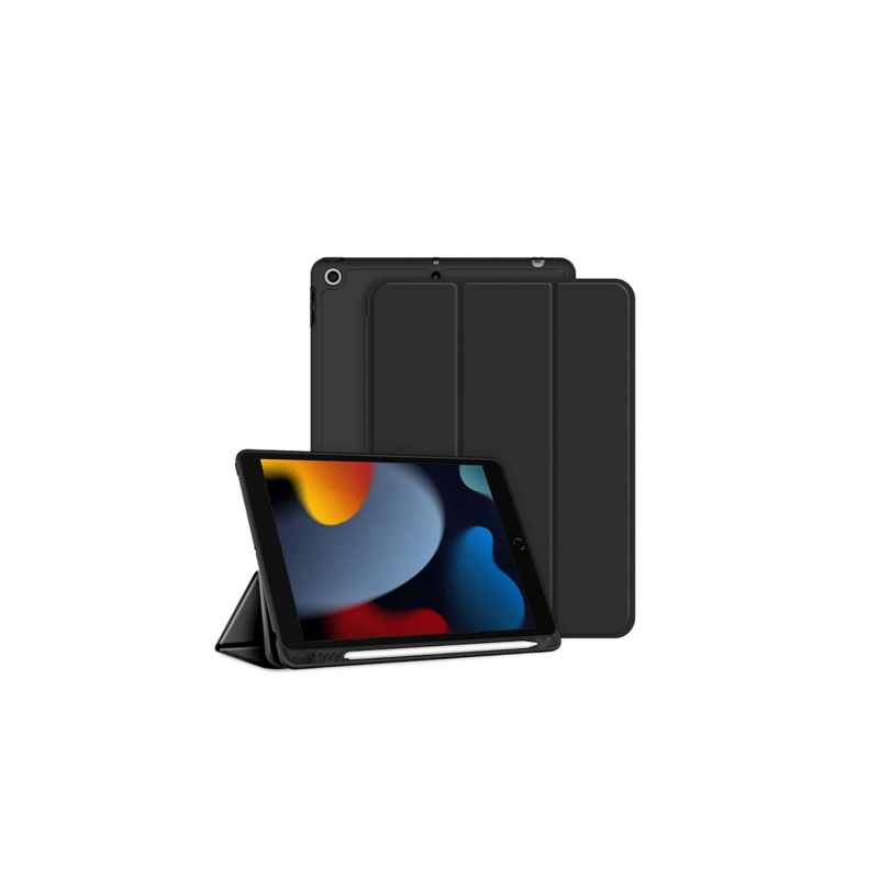 FUNDA PARA IPAD JOIGO 10.2 7A 8VA 9NA GENERACIÓN CON RANURA NEGRO - 1