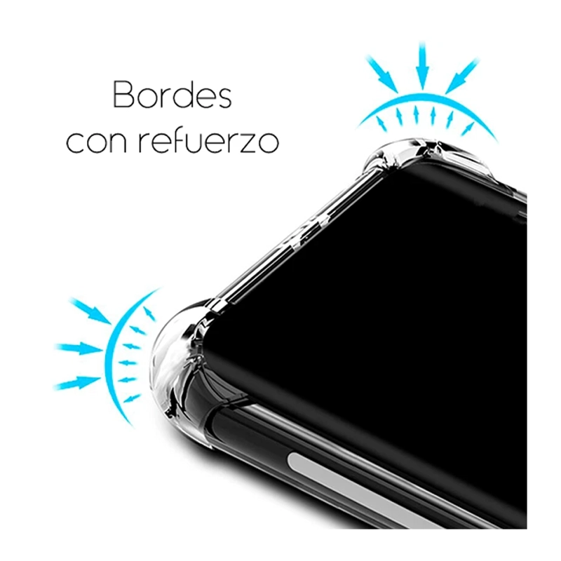 CARCASA JOIGO SAMSUNG A22 4G SILICONA TRANSPARENTE REFORZADO - 2