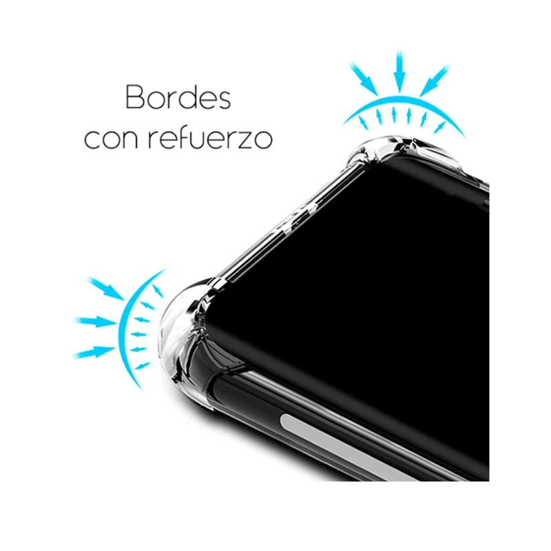 CARCASA JOIGO SAMSUNG A02S TRANSPARENTE REFORZADO - 2