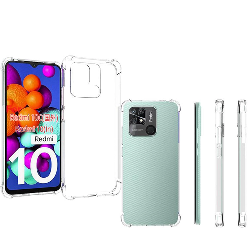 CARCASA JOIGO XIAOMI REDMI 10C TRANSPARENTE REFORZADO - 2