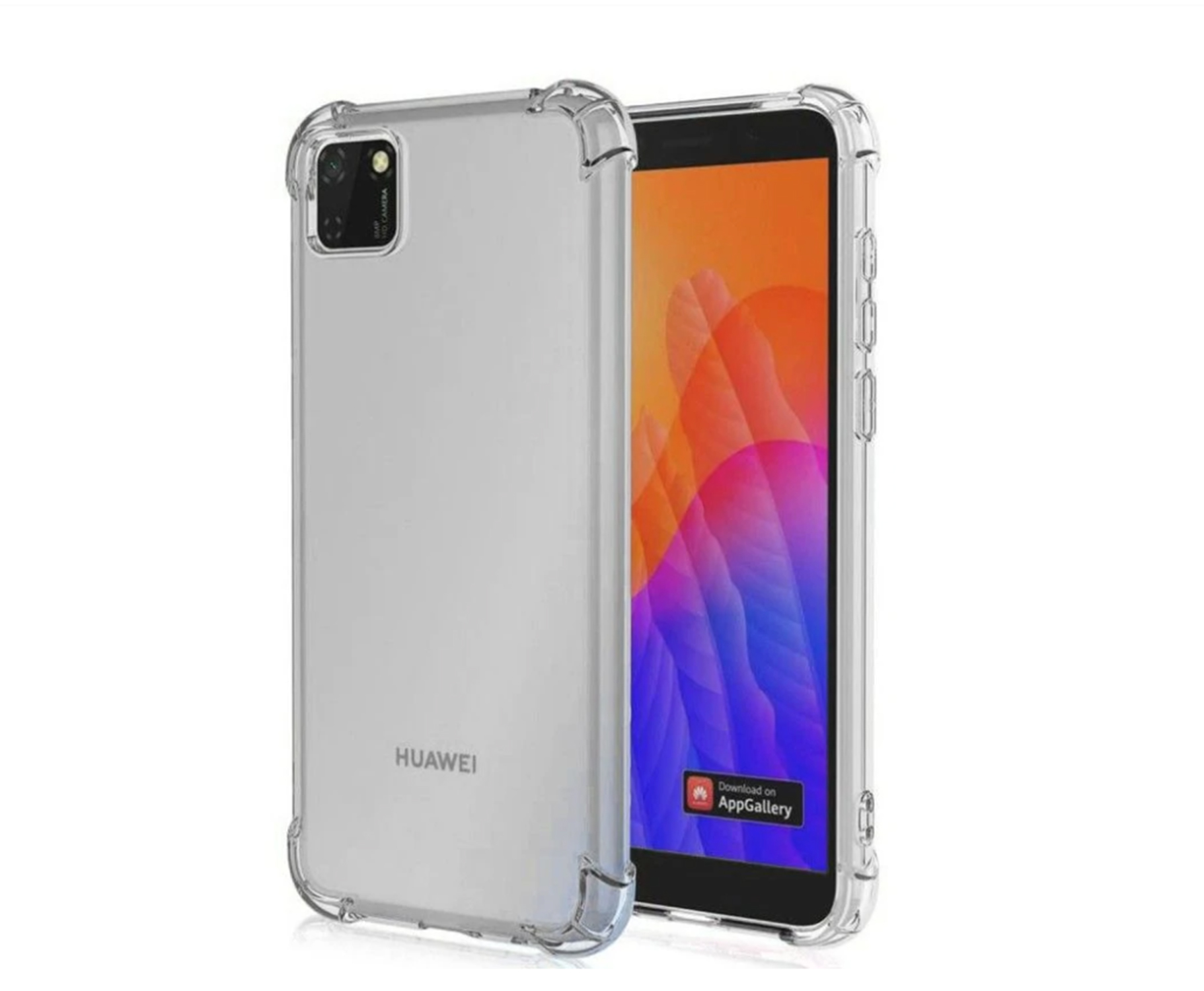 CARCASA JOIGO HUAWEI Y5P TRANSPARENTE - 1