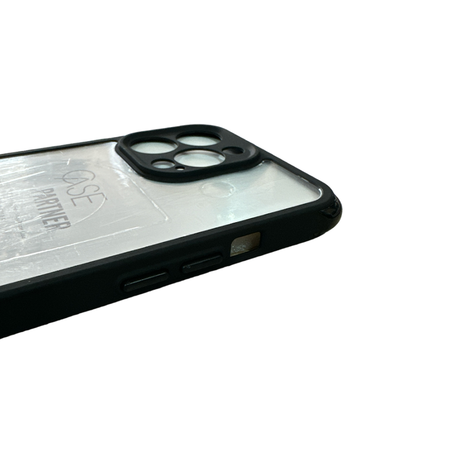 CARCASA JOIGO IPHONE 13 PRO TRANSPARENTE BORDE NEGRO - 2