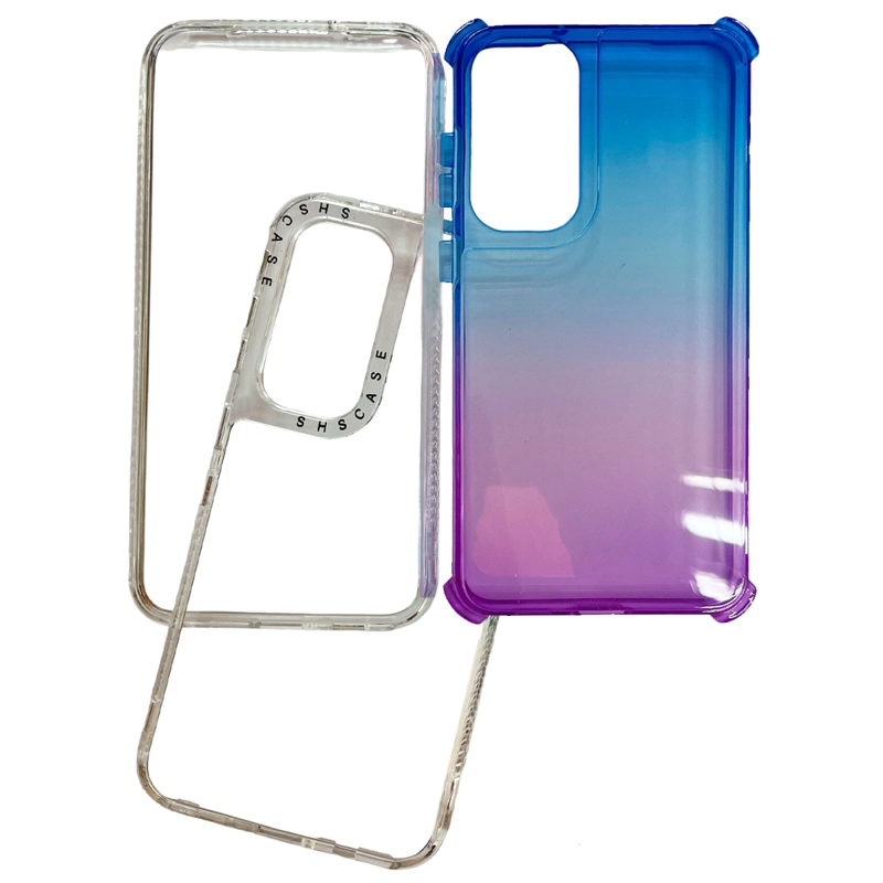 CARCASA JOIGO SAMSUNG S23 360° TRANSPARENTE DEGRADADO AZUL-LILA - 2