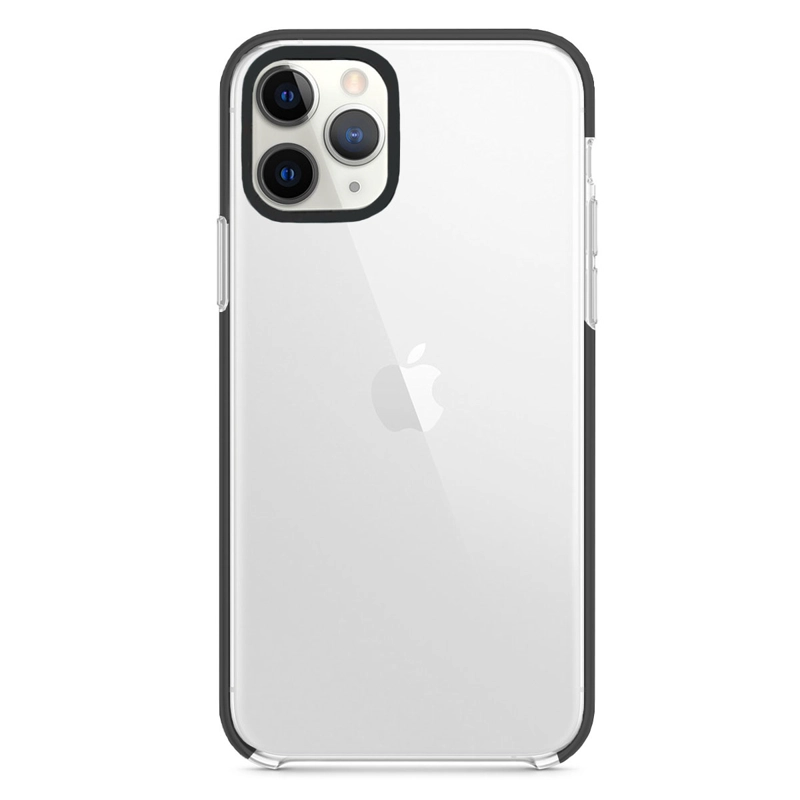 CARCASA JOIGO IPHONE 14 PRO FLUOR TRANSPARENTE BORDE NEGRO - 1