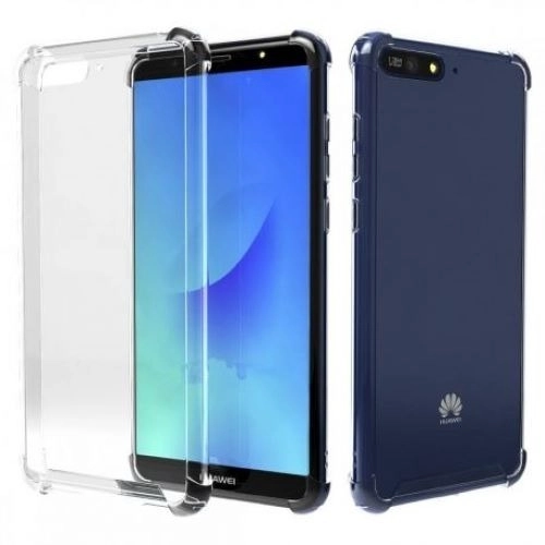 CARCASA PARA HUAWEI Y6 2018 TRANSPARENTE REFORZADO - 1