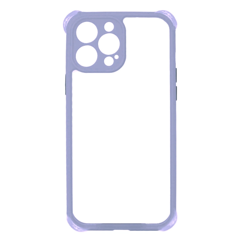JOIGO CARCASA JOIGO IPHONE 13 PRO TRANSPARENTE BORDE LILA