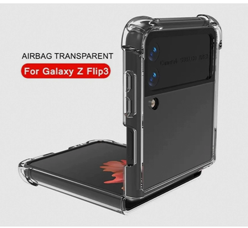 CARCASA JOIGO TRANSPARENTE REFORZADA SAMSUNG Z FLIP 3 - 2
