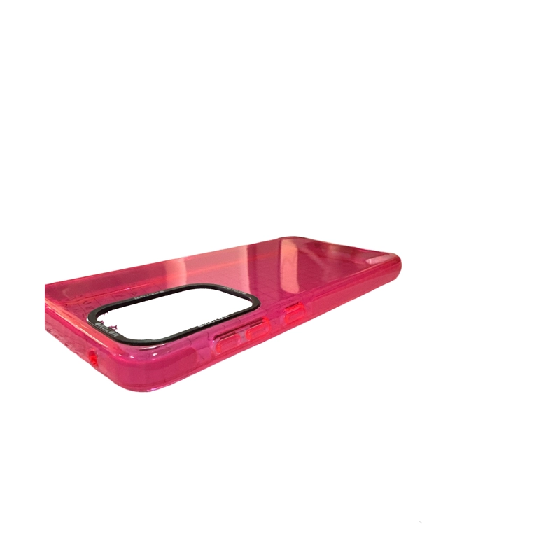 CARCASA JOIGO SAMSUNG A33 FLUOR TRANSPARENTE BORDE NEGRO - 4
