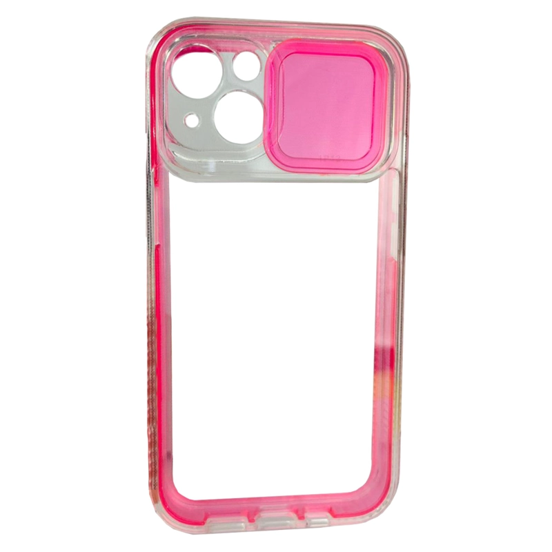 JOIGO CARCASA JOIGO IPHONE 13 PRO TRANSPARENTE 360° FLUOR ROSADO