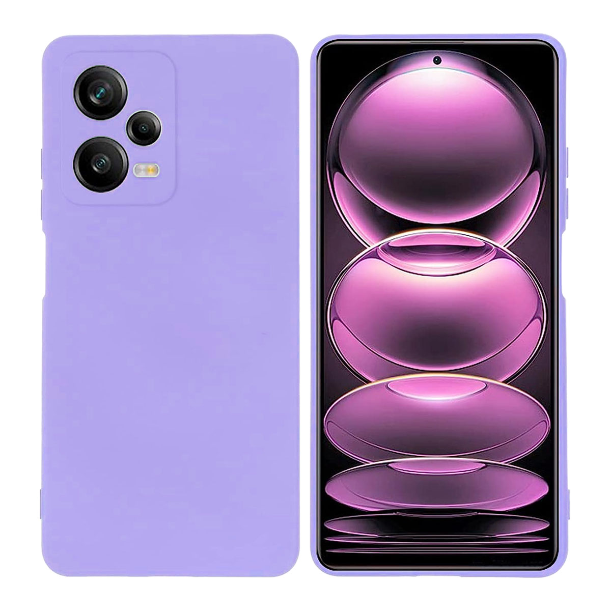 CARCASA JOIGO XIAOMI REDMI NOTE 12 PRO / NOTE 12 PRO PLUS GOMA LILA - 1