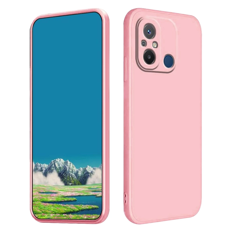 CARCASA JOIGO XIAOMI REDMI 12C GOMA ROSADO - 1