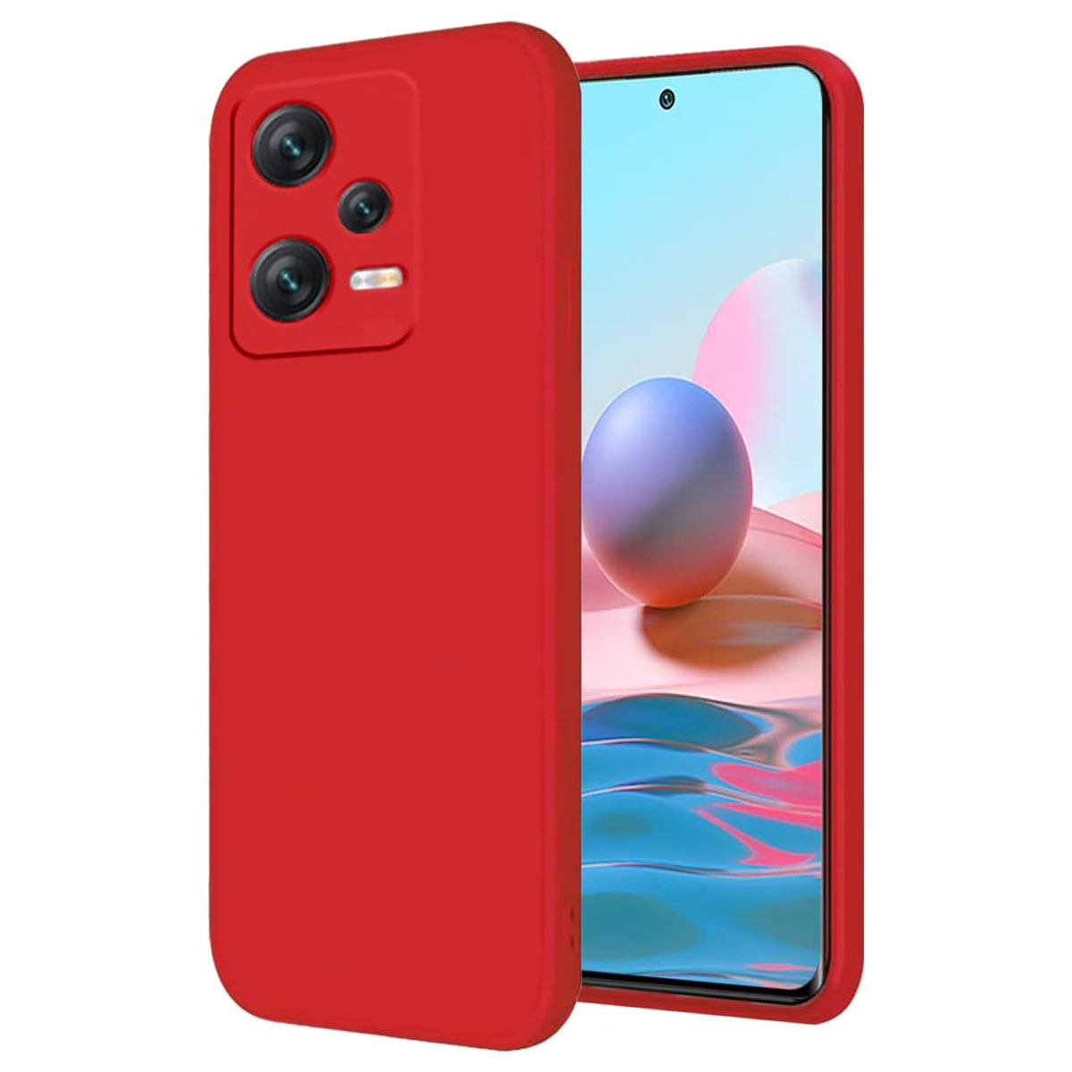 CARCASA JOIGO XIAOMI REDMI NOTE 12 5G GOMA ROJO - 1