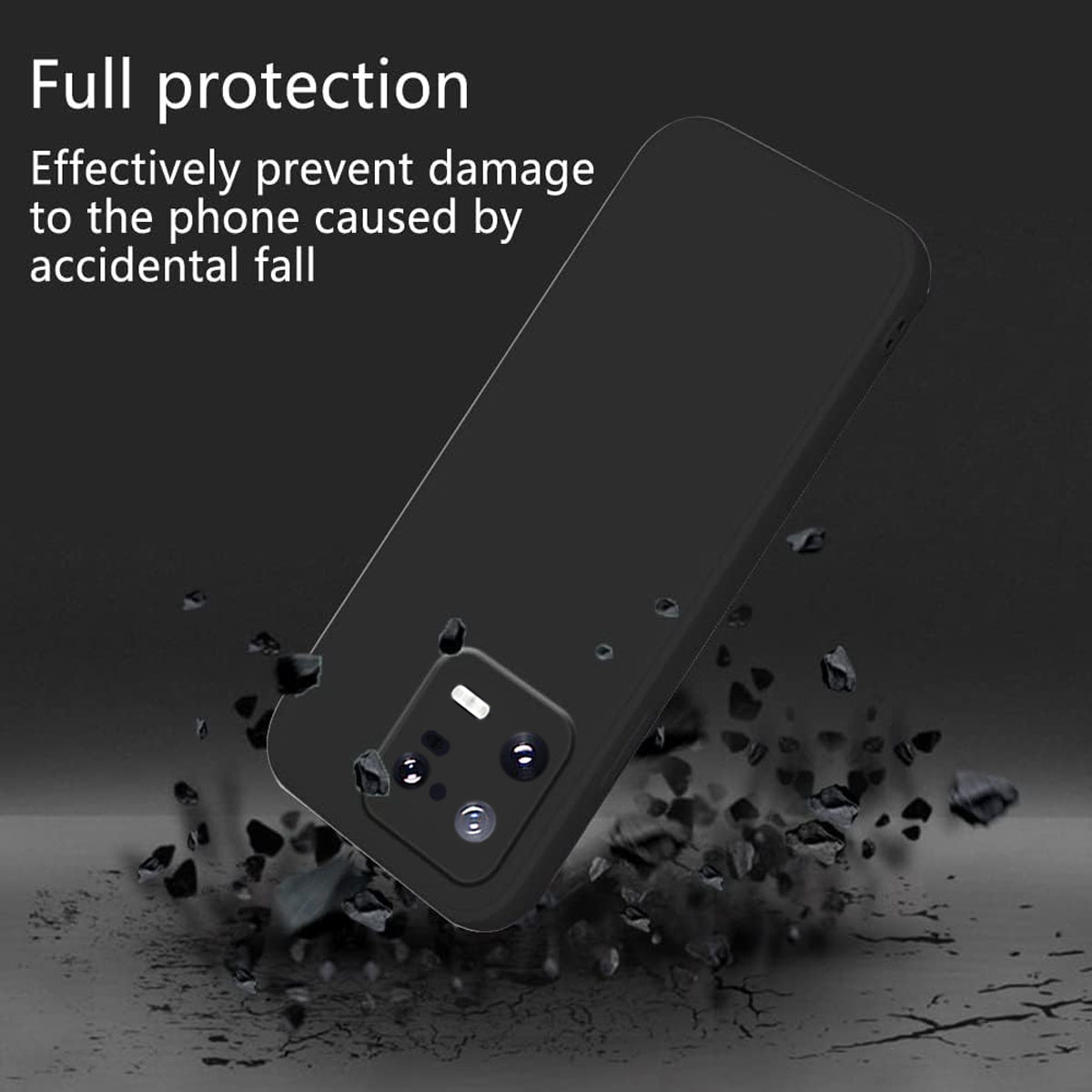 CARCASA JOIGO FUNDA XIAOMI 13 PRO GOMA NEGRO - 3