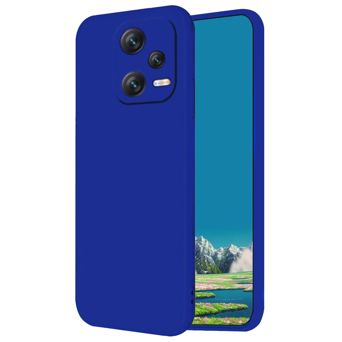 CARCASA JOIGO XIAOMI REDMI NOTE 12 5G GOMA AZUL - 1