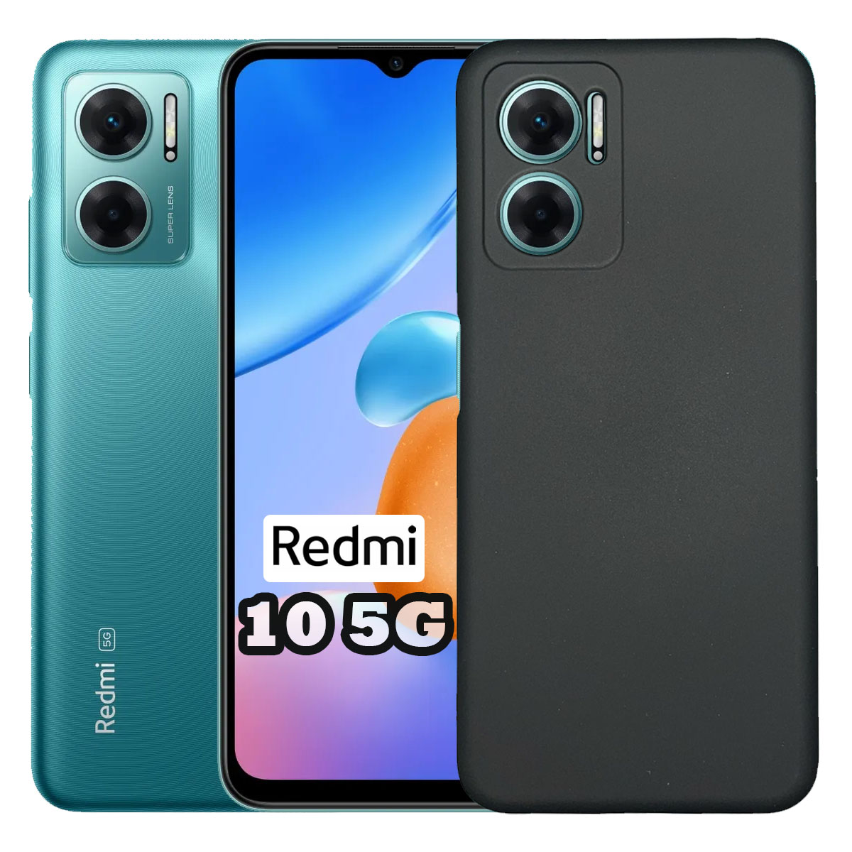 CARCASA JOIGO XIAOMI REDMI 10 5G 2022 NEGRO - 1