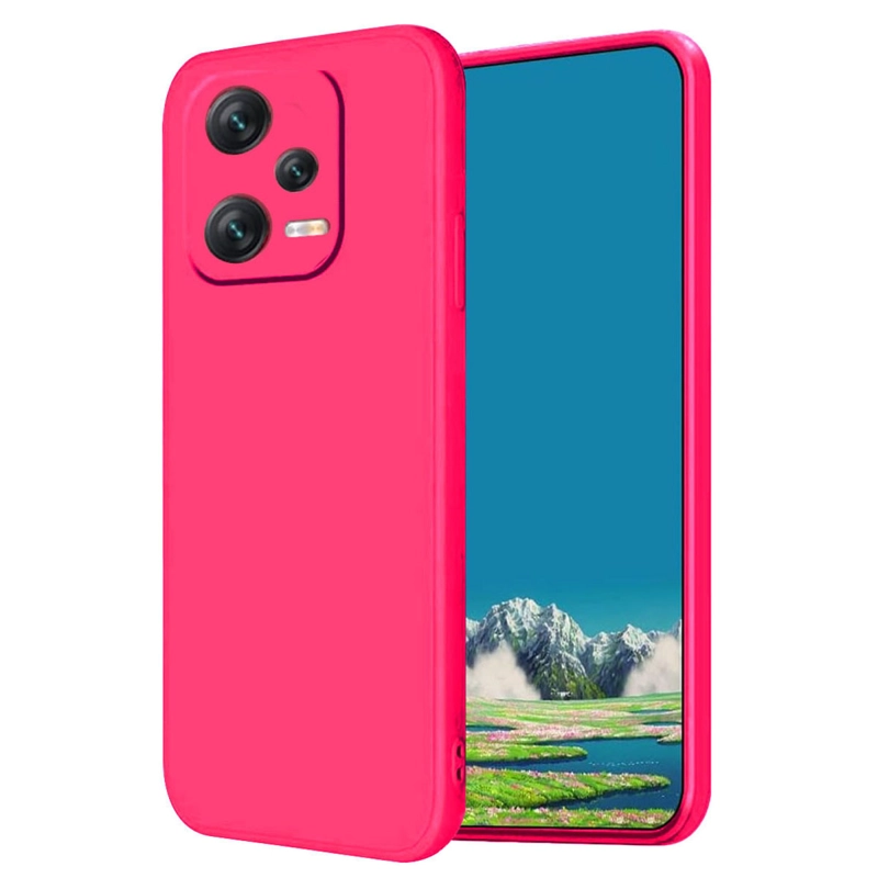 CARCASA PARA XIAOMI REDMI NOTE 12 5G GOMA FUCSIA - 1