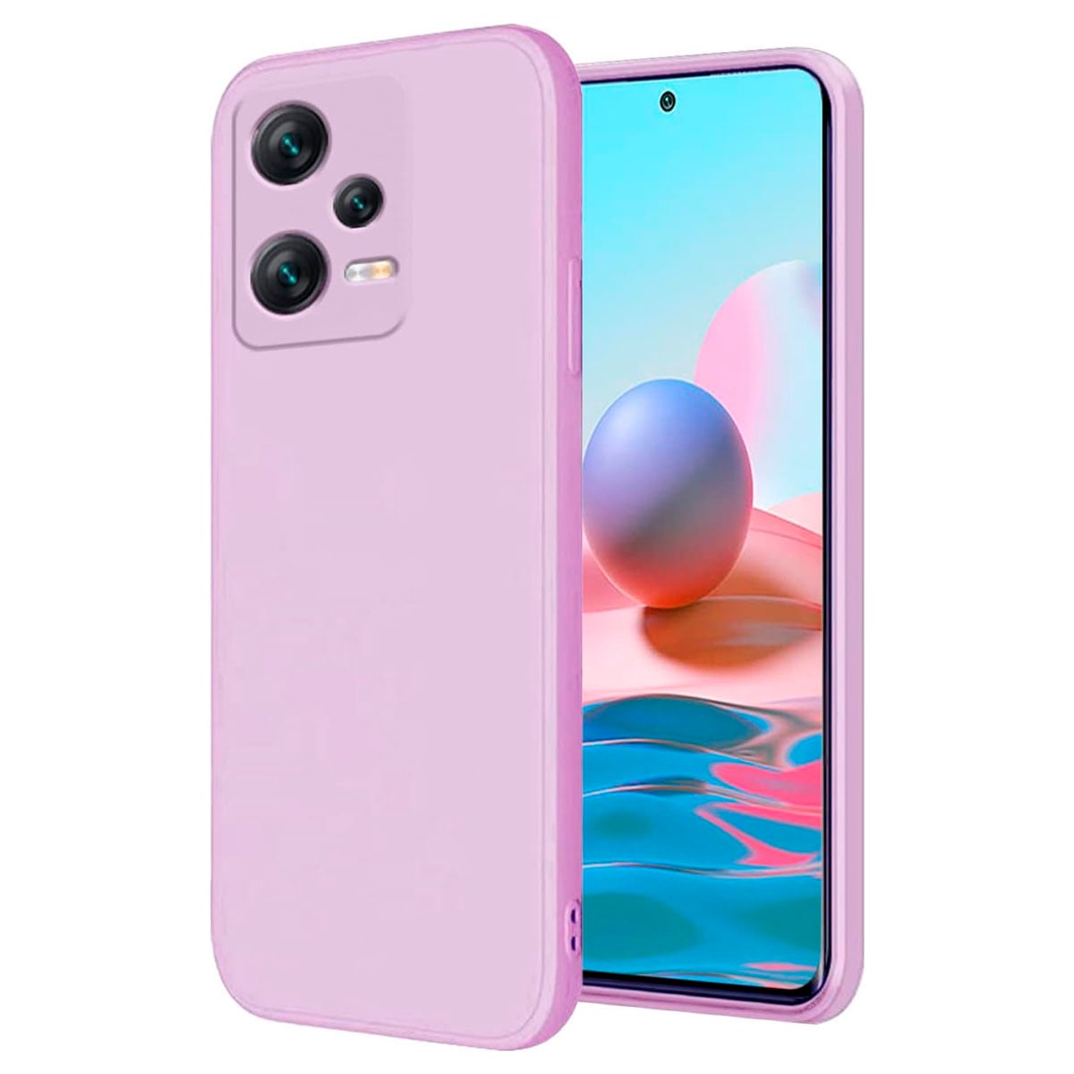 CARCASA JOIGO XIAOMI REDMI NOTE 12 5G GOMA LILA - 1