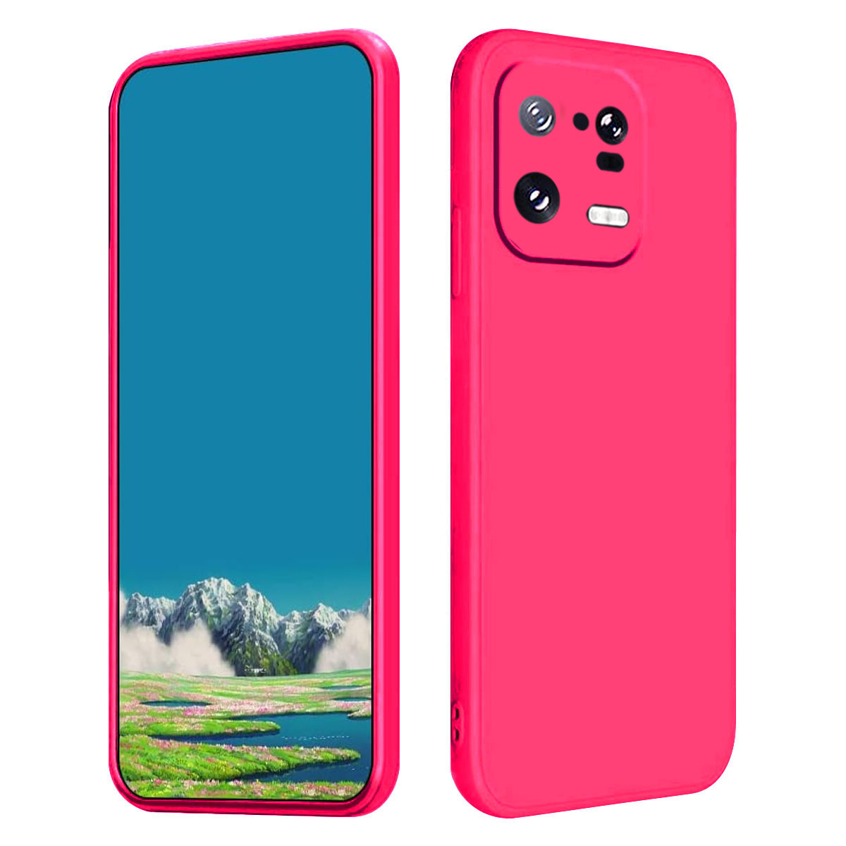 CARCASA JOIGO FUNDA XIAOMI 13 PRO GOMA FUCSIA - 1