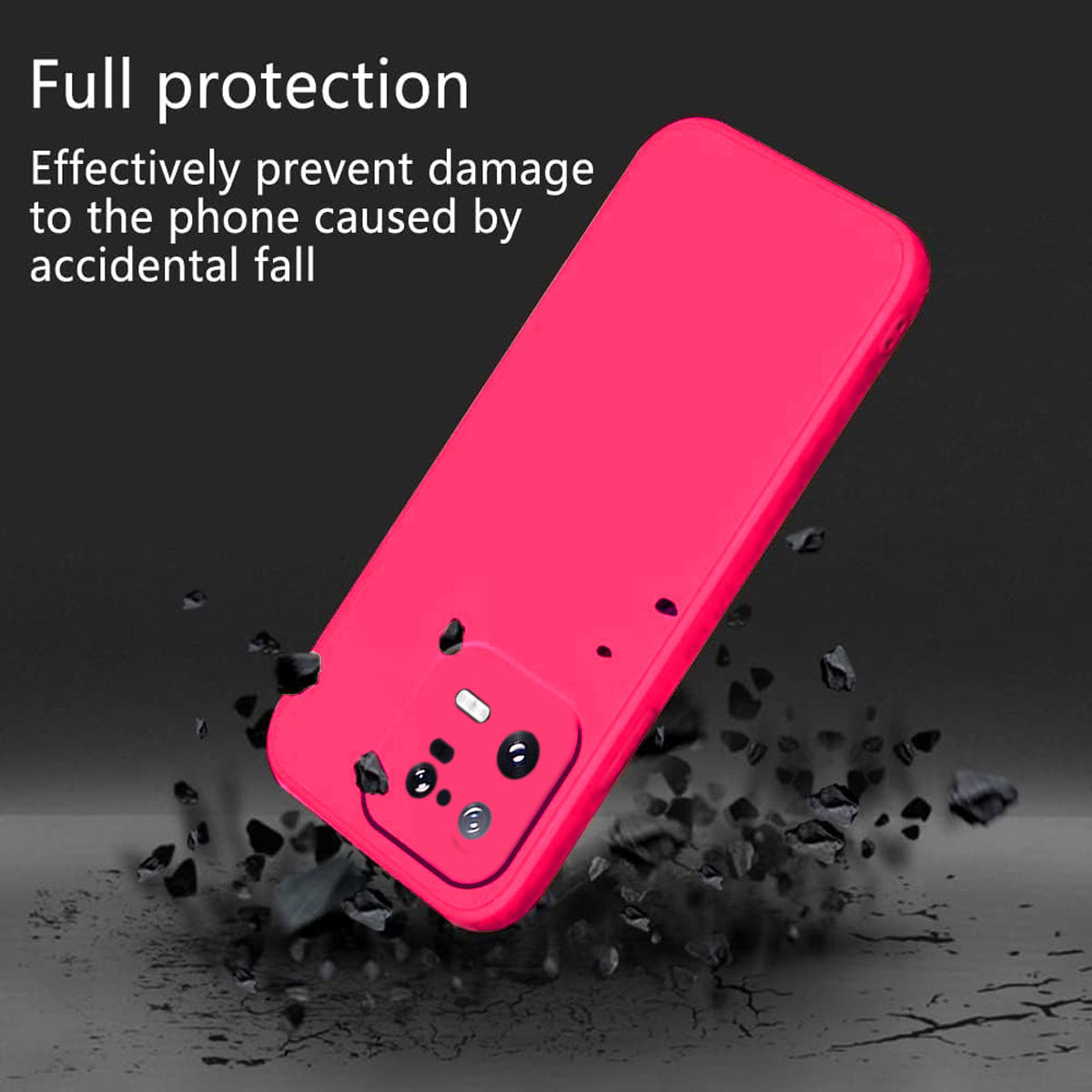 CARCASA JOIGO FUNDA XIAOMI 13 PRO GOMA FUCSIA - 3