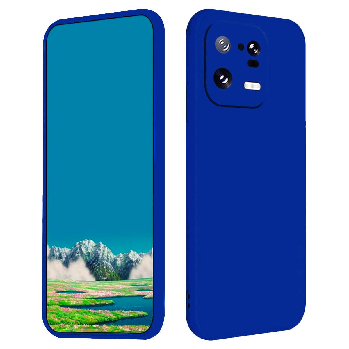CARCASA JOIGO FUNDA XIAOMI 13 PRO GOMA AZUL - 1