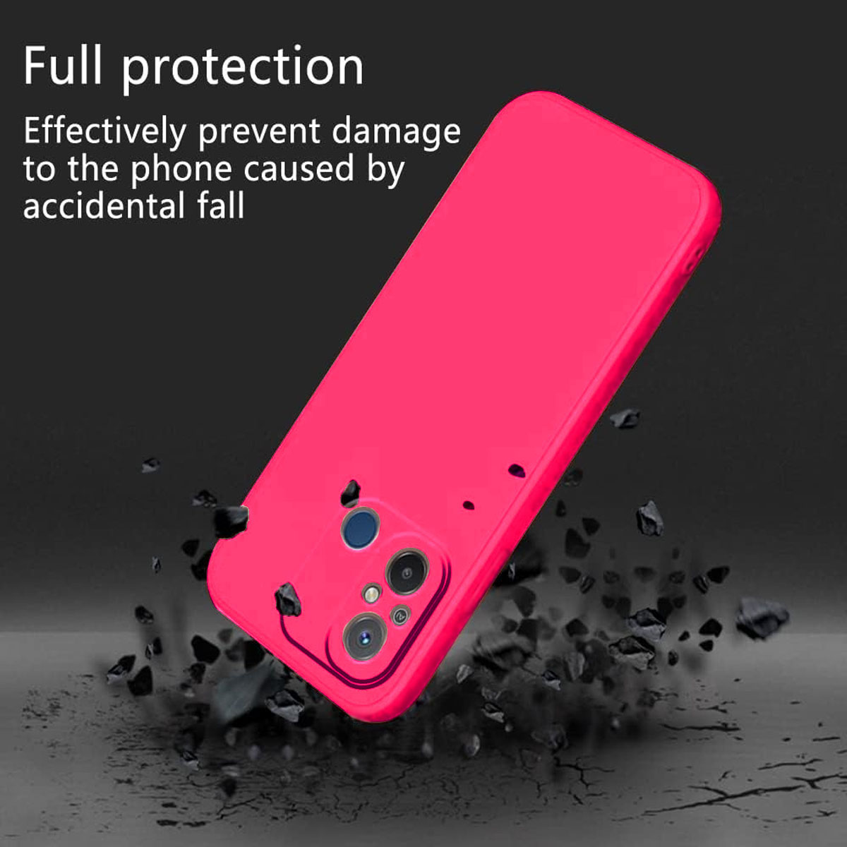 CARCASA JOIGO XIAOMI REDMI 12C GOMA FUCSIA - 3