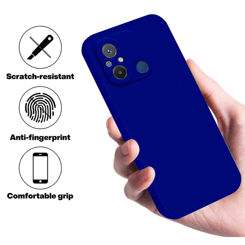 CARCASA JOIGO XIAOMI REDMI 12C GOMA AZUL - 2
