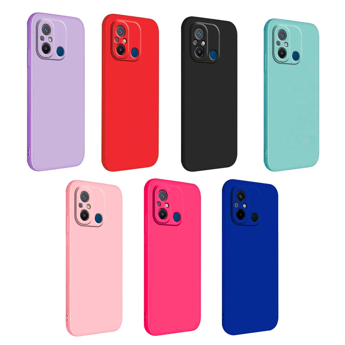 CARCASA JOIGO XIAOMI REDMI 12C GOMA AZUL - 4