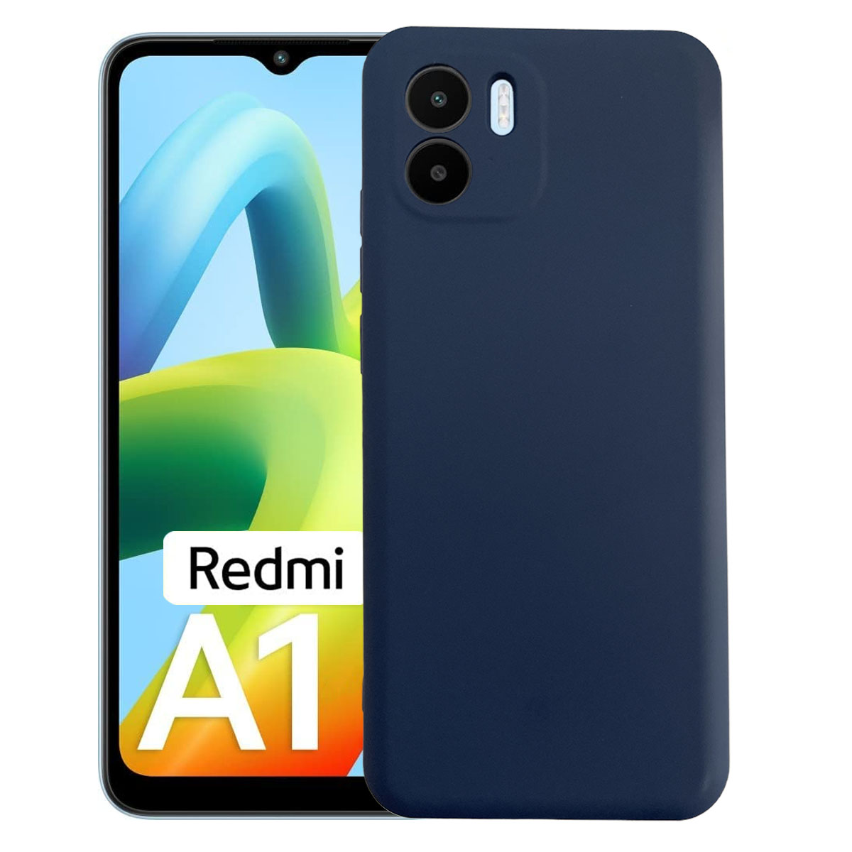CARCASA JOIGO CON PROTECCION CÁMARA XIAOMI REDMI A1 AZUL - 1