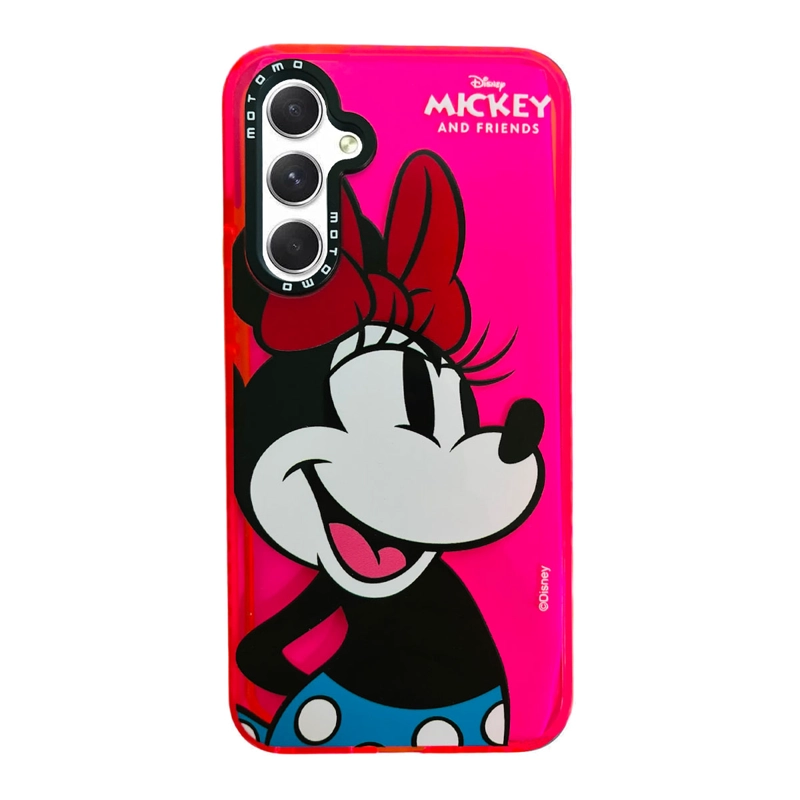 JOIGO CARCASA JOIGO SAMSUNG A24 MICKEY Y MINNIE DISNEY FUCSIA