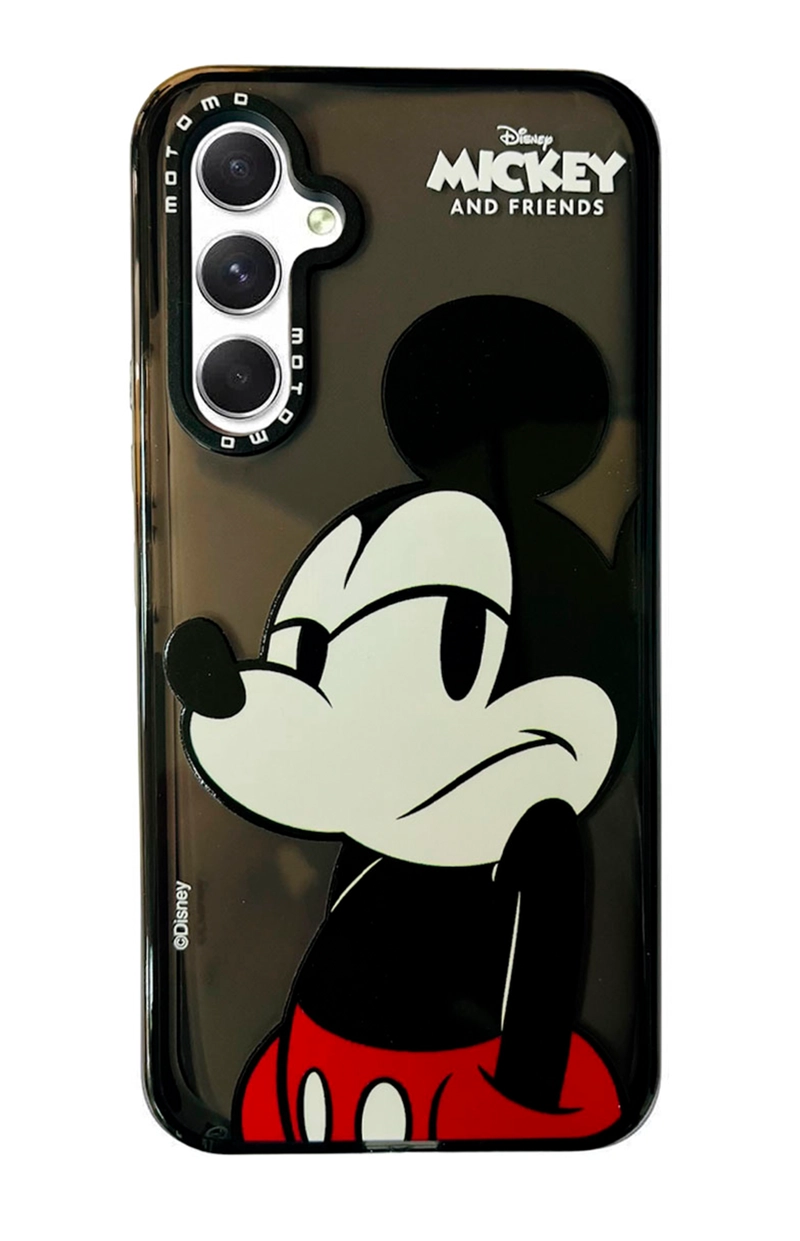 GENÉRICO CARCASA SAMSUNG A24 MICKEY Y MINNIE DISNEY NEGRO