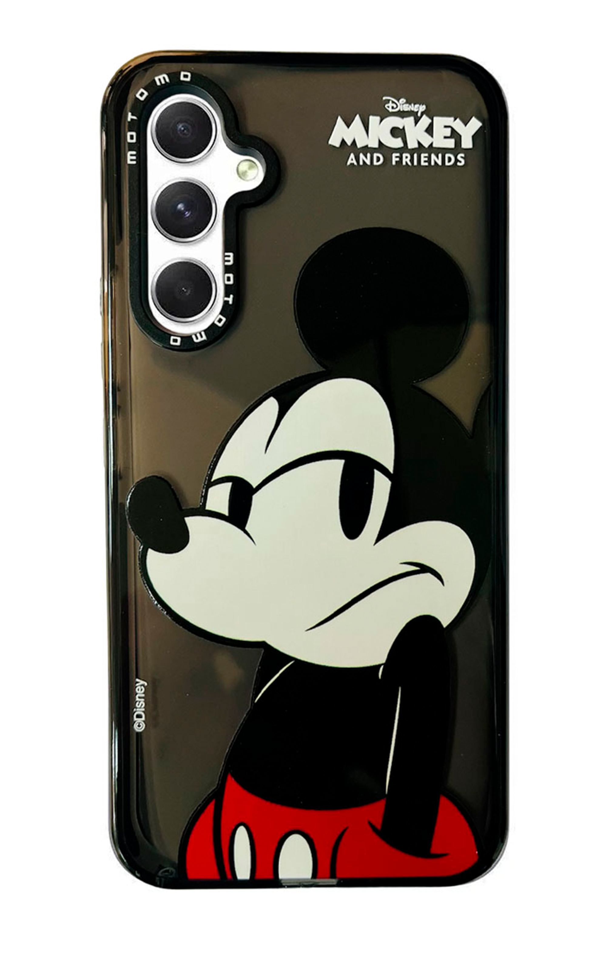 CARCASA JOIGO SAMSUNG A04S MICKEY Y MINNIE DISNEY NEGRO - 1