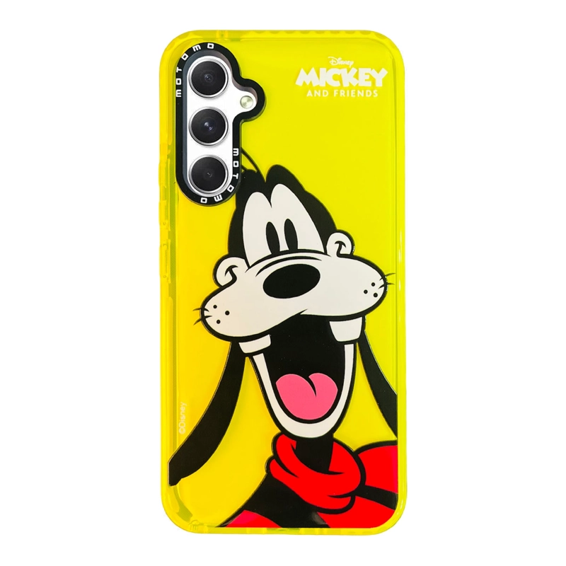 CARCASA JOIGO SAMSUNG A53 5G MICKEY Y MINNIE DISNEY AMARILLO - 1
