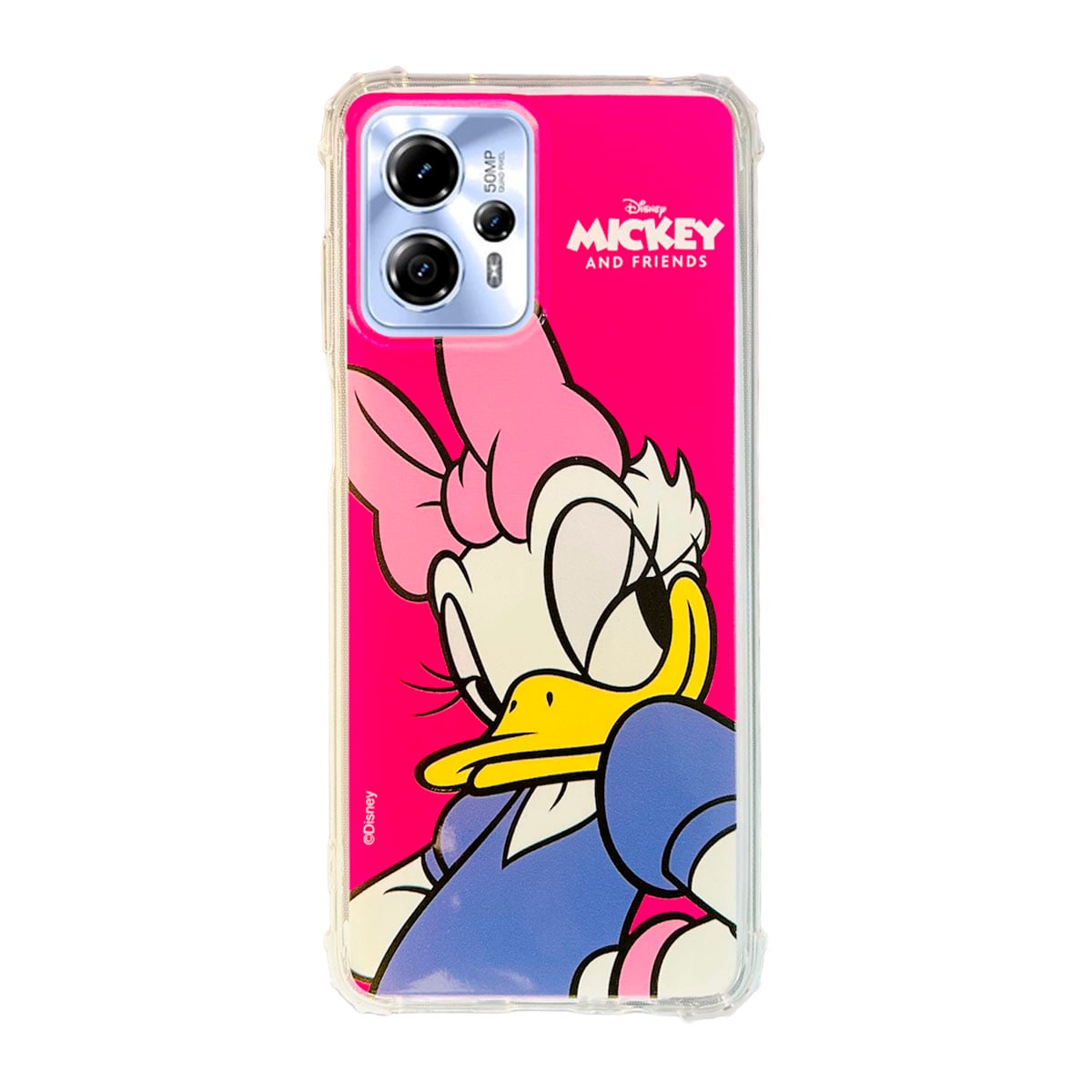 JOIGO CARCASA JOIGO MOTOROLA G13/G53 MICKEY Y MINNIE DISNEY ROSADO